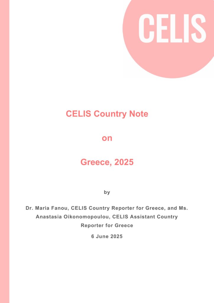 Country Note Greece 2025